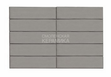 Кирпич лицевой керамический ЖКЗ Серый Гладкий 1НФ