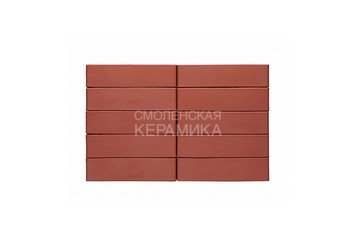 Кирпич лицевой керамический ЖКЗ Терракотовый Гладкий 1,4НФ