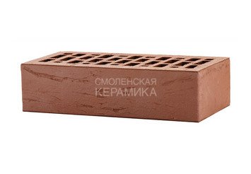 Кирпич лицевой керамический ЛСР Коричневый рустик, 1НФ