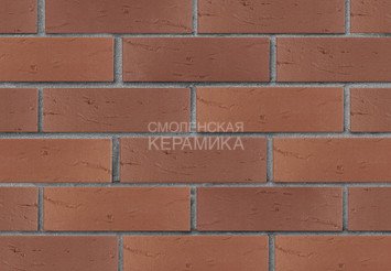 Кирпич лицевой керамический ЛСР Коричневый рустик, 1НФ