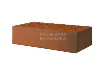 Кирпич лицевой керамический ЛСР Красный флэш гладкий, 1НФ