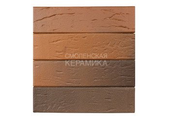 Кирпич лицевой керамический ЛСР Красный флэш рустик, 1НФ
