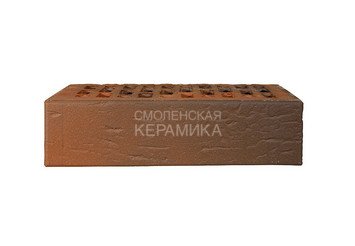 Кирпич лицевой керамический ЛСР Красный флэш рустик, 1НФ