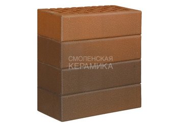 Кирпич лицевой керамический ЛСР Красный флэш ультра гладкий 1НФ