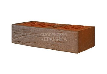 Кирпич лицевой керамический ЛСР Красный флэш ультра рустик 1НФ