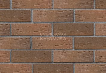 Кирпич лицевой керамический ЛСР Красный флэш ультра рустик 1НФ