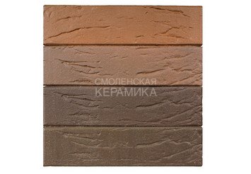Кирпич лицевой керамический ЛСР Красный флэш ультра рустик 1НФ