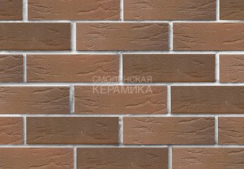 Кирпич лицевой керамический ЛСР Красный флэш ультра рустик 1НФ