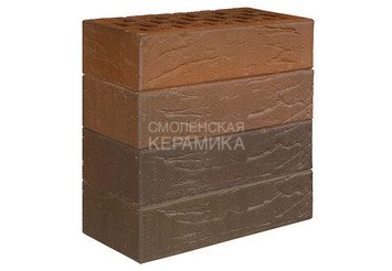 Кирпич лицевой керамический ЛСР Красный флэш ультра рустик 1НФ