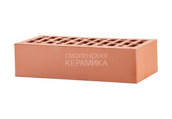Кирпич лицевой керамический ЛСР Красный гладкий, 1НФ