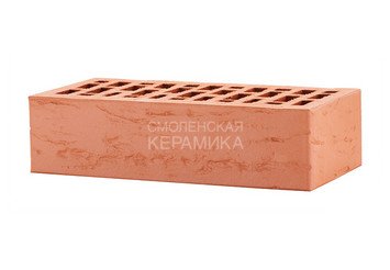 Кирпич лицевой керамический ЛСР Красный рустик, 1НФ