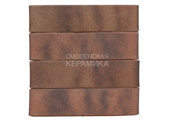 Кирпич лицевой керамический ЛСР Ореховый флэш, гладкий, 1НФ