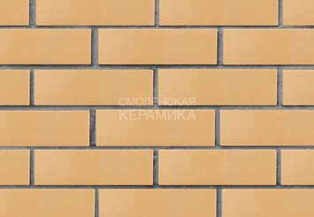 Кирпич лицевой керамический ЛСР Пшеничный гладкий, 1НФ