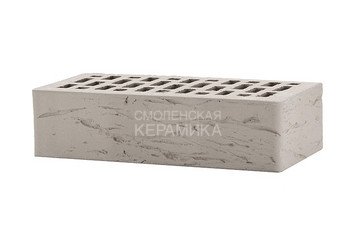 Кирпич лицевой керамический ЛСР Серый рустик, 1НФ