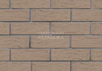 Кирпич лицевой керамический ЛСР Серый рустик, 1НФ
