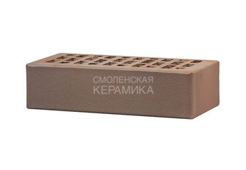 Кирпич лицевой керамический ЛСР Светло-коричневый флэш гладкий, 1НФ