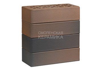 Кирпич лицевой керамический ЛСР Светло-коричневый флэш гладкий, 1НФ