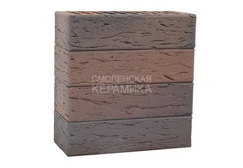 Кирпич лицевой керамический ЛСР Светло-коричневый флэш ультра рустик, 1НФ