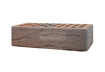 Кирпич лицевой керамический ЛСР Светло-коричневый флэш ультра рустик, 1НФ