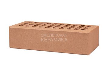 Кирпич лицевой керамический ЛСР Светло-коричневый гладкий, 1НФ