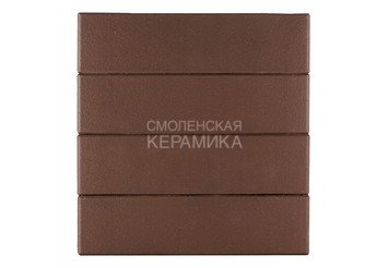 Кирпич лицевой керамический ЛСР Темно-коричневый гладкий, 1НФ