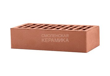 Кирпич лицевой керамический ЛСР Темно-красный гладкий, 1НФ