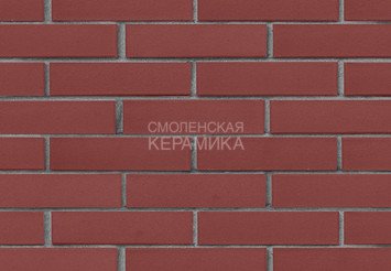Кирпич лицевой керамический ЛСР Винный гладкий, 1НФ