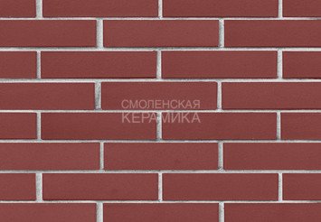 Кирпич лицевой керамический ЛСР Винный гладкий, 1НФ