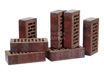 Кирпич лицевой керамический RECKE 1НФ арт. 5-92-00-2-12 Krator