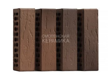 Кирпич лицевой керамический VOLGABRICK 0.7НФ Флэш горизонтальный Руст №70 М200