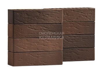 Кирпич лицевой керамический VOLGABRICK 0.7НФ Флэш горизонтальный Руст №70 М200