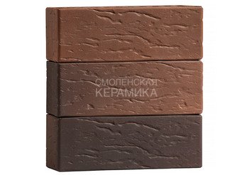 Кирпич лицевой керамический VOLGABRICK 0.96НФ Флэш руст №70 М200