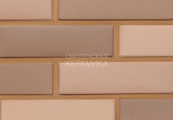 Кирпич лицевой Кирово-Чепецкий КЗ, Камелот Микс 0,7 НФ Гладкий