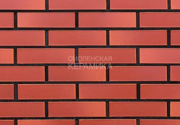 Кирпич лицевой Красная Гвардия 0,9 НФ, Chianti Premium гладкий