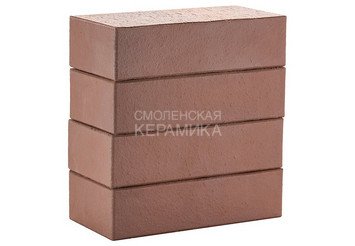 Кирпич лицевой полнотелый ЛСР Коричневый гладкий, 1НФ