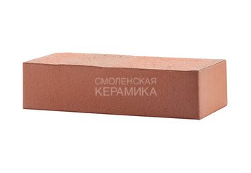 Кирпич лицевой полнотелый ЛСР Красный флэш гладкий, 1НФ