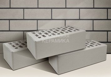 Кирпич лицевой ТЕРЕКС 1,4НФ, Серый