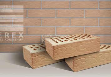 Кирпич лицевой ТЕРЕКС 1НФ, Солома русти