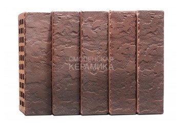 Кирпич лицевой Воротынский КЗ, Бронза Терра Флеш 1НФ