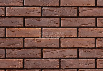 Кирпич лицевой Воротынский КЗ, Кортен Бостон Рваная фаска 1НФ