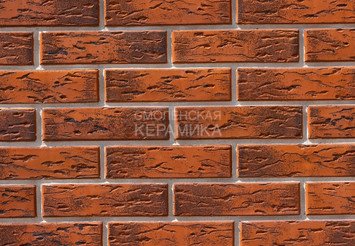 Кирпич лицевой Воротынский КЗ, Красный Магма 1НФ