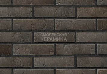 Кирпич облицовочный БРАЕР КЛАДКА Нуар Терра, 0,7 НФ