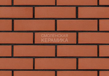 Кирпич облицовочный БРАЕР Красный гладкий 0,7 НФ