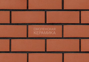 Кирпич облицовочный БРАЕР Красный гладкий, 1,4 НФ