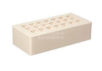 Кирпич облицовочный керамический ЖКЗ Белый PRO Гладкий 1НФ