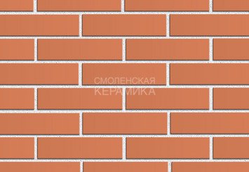Кирпич облицовочный керамический ЖКЗ Красный Гладкий 1НФ