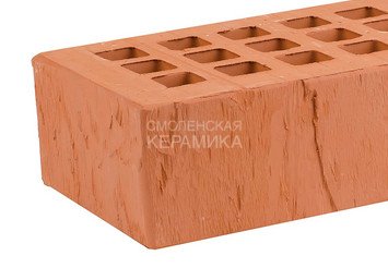 Кирпич облицовочный керамический ЖКЗ Красный Скала 1НФ