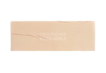 Кирпич облицовочный керамический ЖКЗ Слоновая кость Дерево 1НФ
