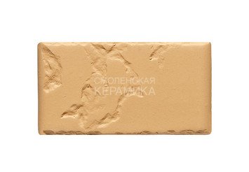 Кирпич облицовочный керамический ЖКЗ Соломенный Рустик 1НФ
