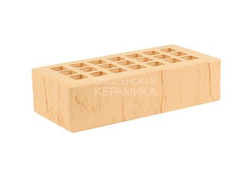 Кирпич облицовочный керамический ЖКЗ Соломенный Скала 1НФ